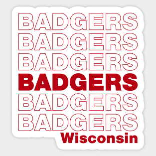 Badgers Sticker